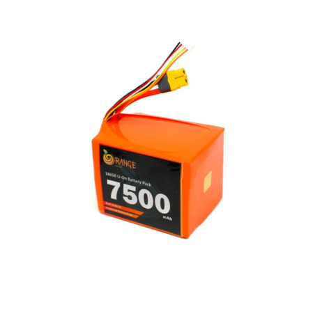 Orange 514766 Orange 18650 Li Ion 7500Mah 14.8V 4S3P Protected Battery Pack 3C