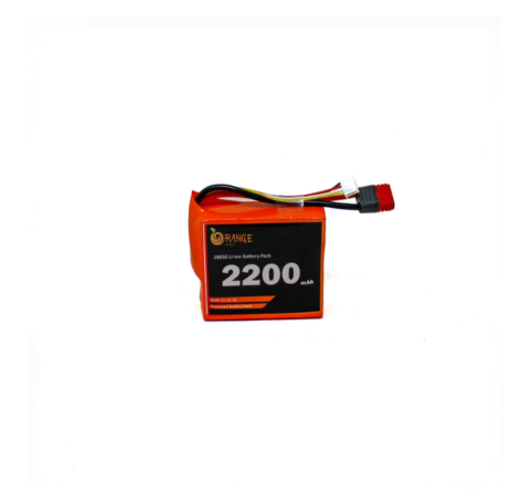 Orange 18650 Li-Ion 2200Mah 11.1V 3S1P Protected Battery Pack