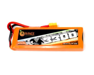 946972 Orange 3300Mah 3S 25C 60C 11.1V Lithium Polymer Battery Pack