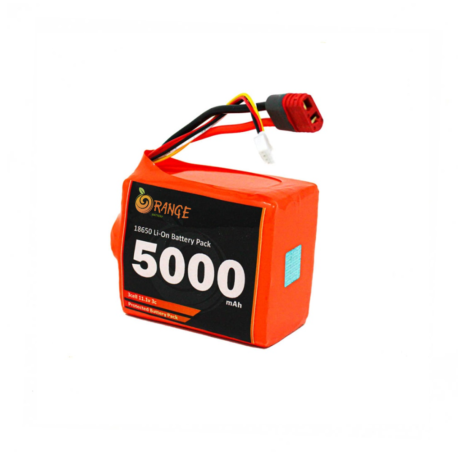 Orange 962334 Orange 18650 Li Ion 5000Mah 11.1V 3S2P Protected Battery Pack 3C