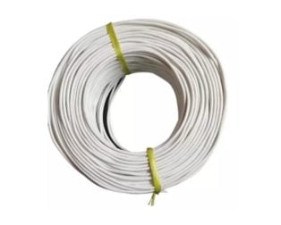 610 Meter UL1007 18AWG PVC Electronic Wire (White)