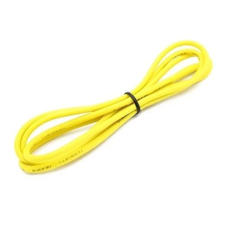 High Quality Ultra Flexible 26Awg Silicone Wire 10M (Yellow)
