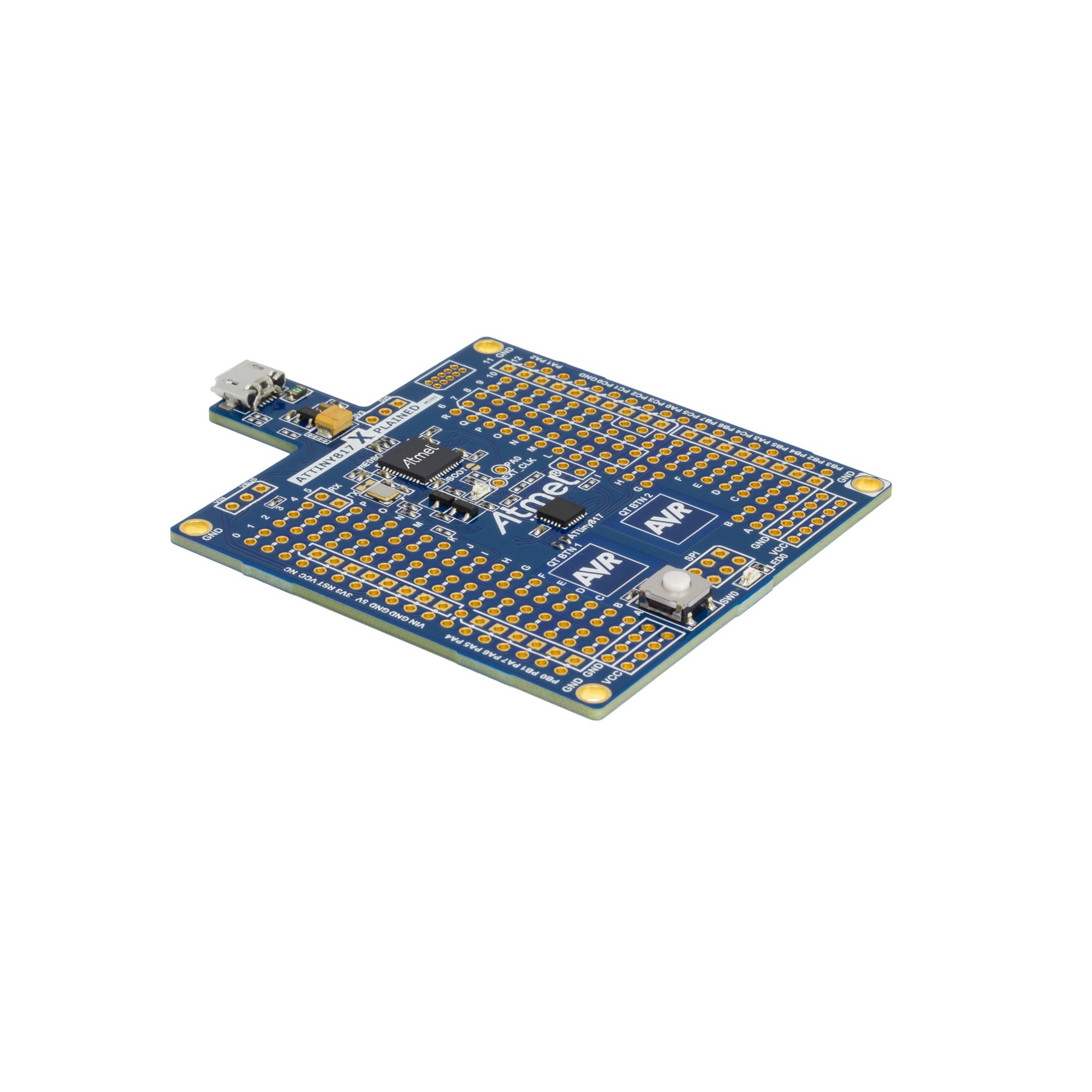 Microchip Microchip Attiny817 Xmini Evaluation Kit Attiny817816814417 Mcus Xplained Mini On Board Debugger Capacitive Touch 1