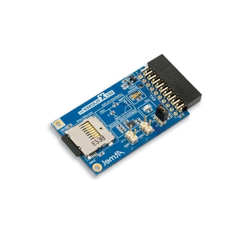 Microchip Microchip Expansion Board Io1 Xplained Pro For Xplained Pro 2Gb Microsd Card Temperaturelight Sensor 1