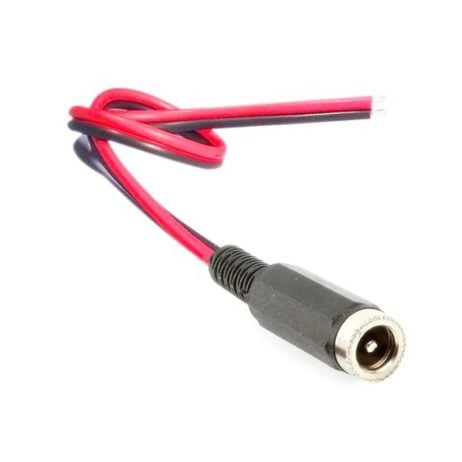 Dc Jack Connector Female 2.1Mm X 5.5Mm With Wire