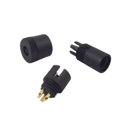 Circular-Connector-719-Series-Cable-Mount-Plug-3-Contacts-Solder-Pin-Snap-In