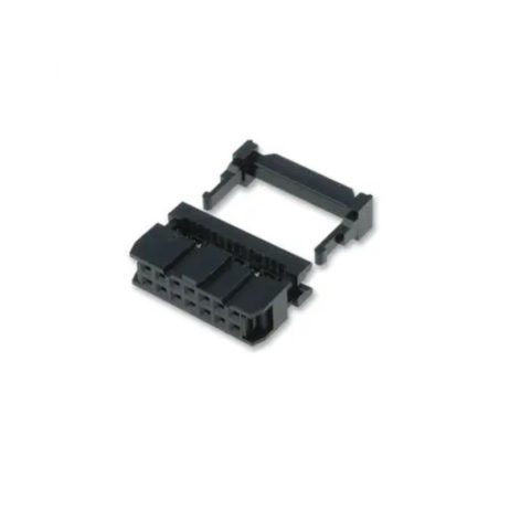 Idc-Connector-Idc-Receptacle-Female-2.54-Mm-2-Row-12-Contacts-Cable-Mount