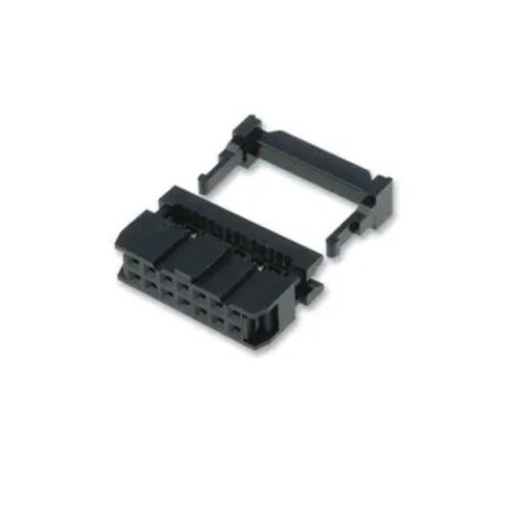 Idc-Connector-Idc-Receptacle-Female-2.54-Mm-2-Row-16-Contacts-Cable-Mount