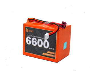 Orange IFR 22650 9.6V 6600mAh 3C 3s2p LiFePO4 Battery Pack
