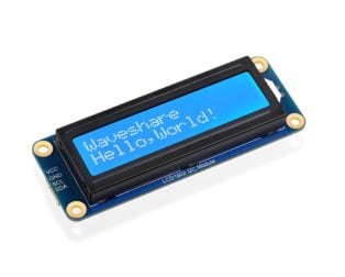 Waveshare LCD1602 I2C Display Module White color with blue background LCD