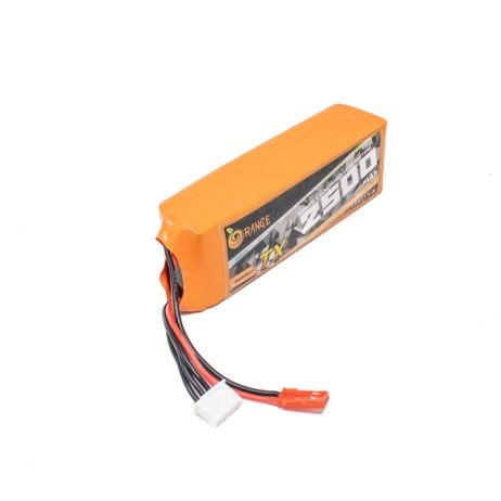 Orange Orange 11.1V 2500Mah 3C 3S Tx Lithium Polymer Battery Pack With Jst Bec Connector 2