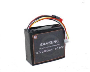 SAMSUNG INR18650-25R Li-ion 11.1V 2500mAh 8C 3S1P Li-ion Battery Pack