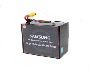 SAMSUNG INR18650-25R Li-ion 22.2V 10000mAh 8C 6S4P Li-ion Battery Pack EV Grade