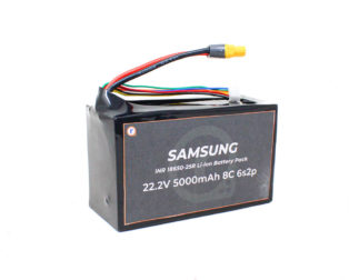 Orange NMC 21700 22.2V 15000mAh 3C 6S3P Li-Ion Battery Pack - Robu