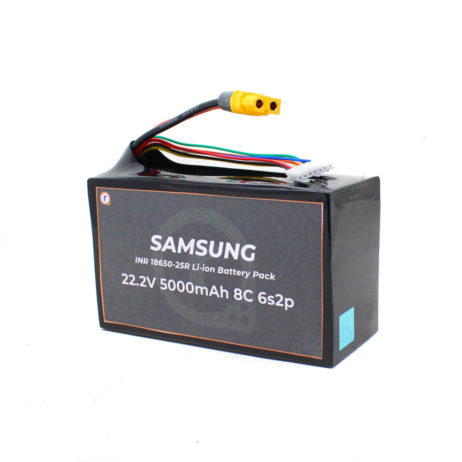 SAMSUNG INR18650-25R Li-ion 22.2V 5000mAh 8C 6S2P Li-ion Battery Pack EV Grade