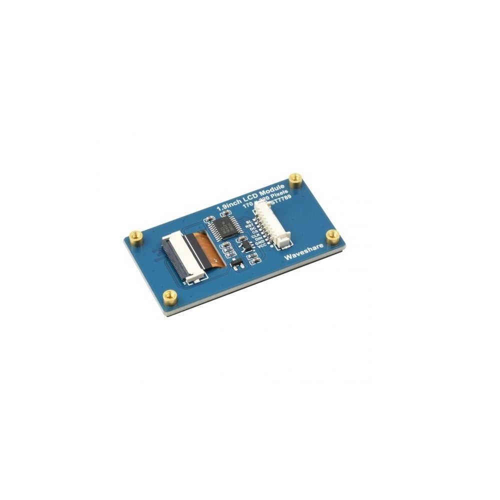 Waveshare 1.9Inch Lcd Display Module, Spi Interface, Ips, 262K Colors