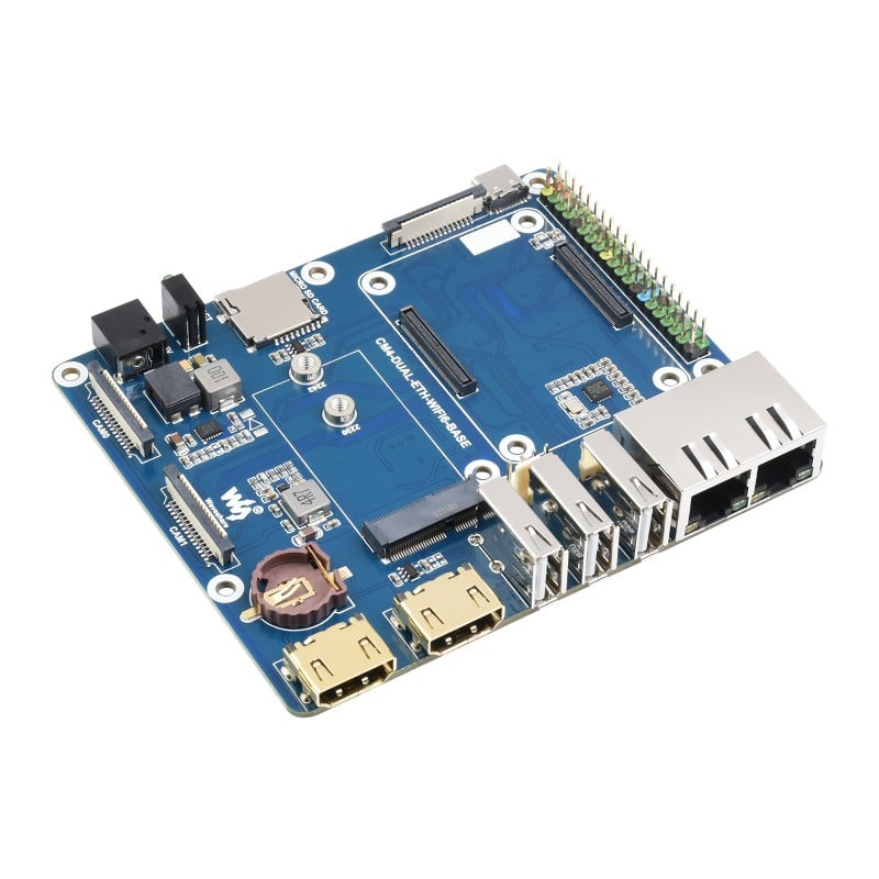 Waveshare-WIFI6-Dual-ETH-Base-BoardMini-Computer-Designed-for-Raspberry-Pi-Compute-Module-4NOT-Included-Onboard-M.2-E-KEY-Slot-2