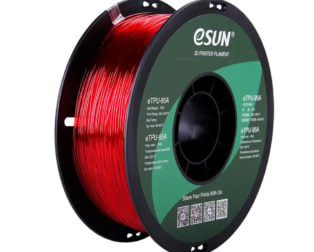 eSUN eTPU-95A-Transparent Red