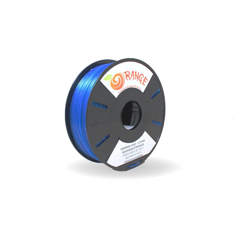 Orange Orange Glitter 1.75Mm 3D Printing Filament 1Kg Glitter Blue 2