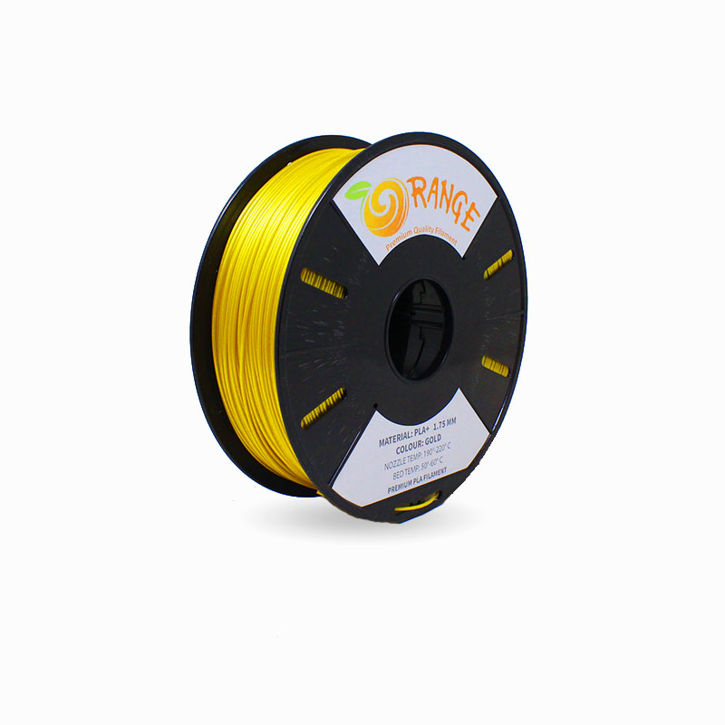 Orange Orange Pla 1.75Mm 3D Printing Filament 1Kg Gold 2