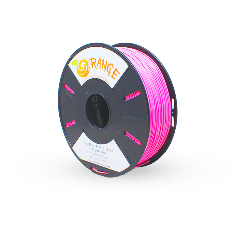 Orange Pla+ 1.75Mm 3D Printing Filament 1Kg-Pink