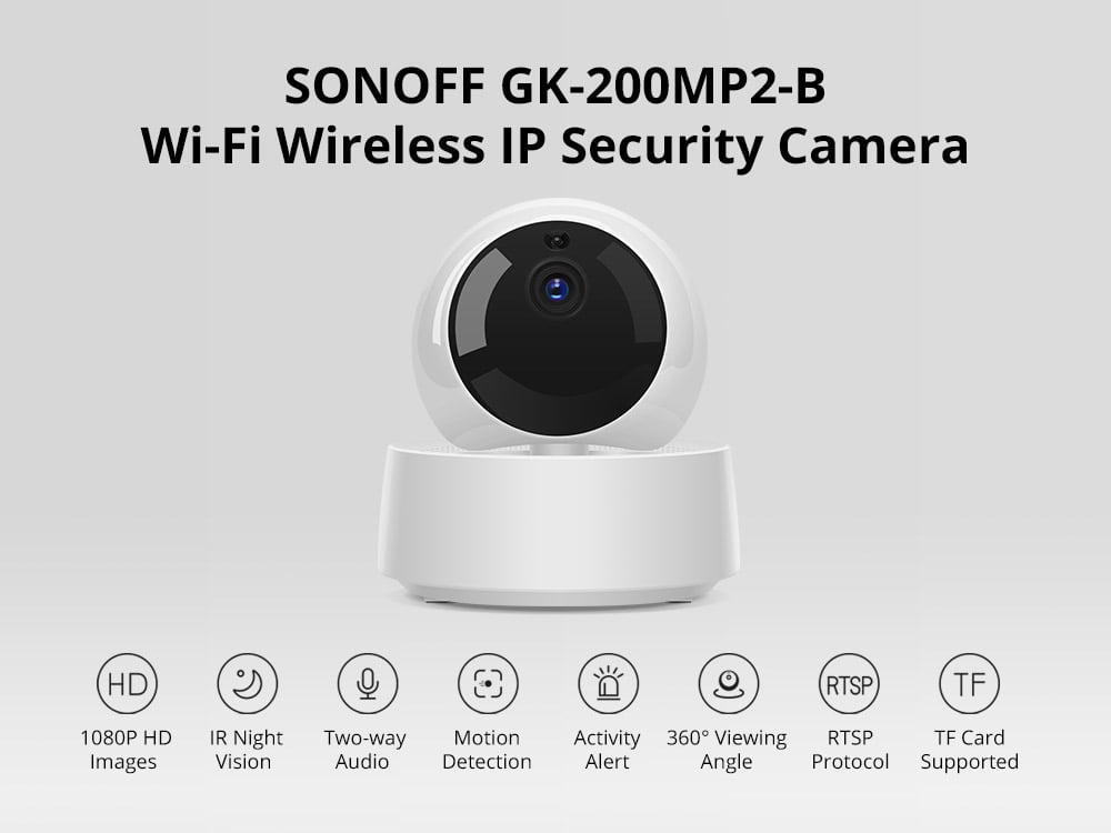 Sonoff Sonoff Gk 200Mp2 B – Wi Fi Wireless Ip Security Camera Cloud Storage 2