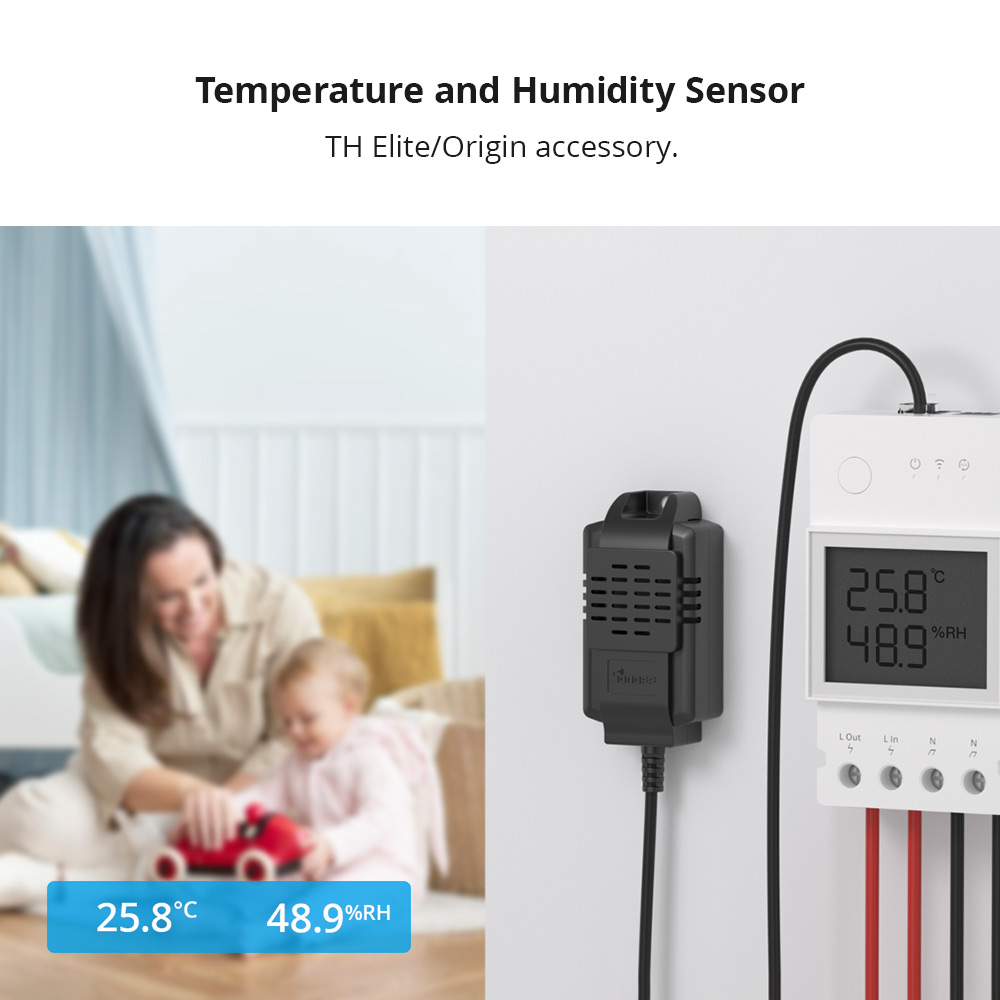 Sonoff Sonoff Ths01 Temprature And Humidity Sensor Rj9 4P4C Connector 2