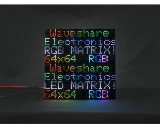 Waveshare Flexible RGB full-color LED matrix panel 3mm Pitch 64x64 pixels