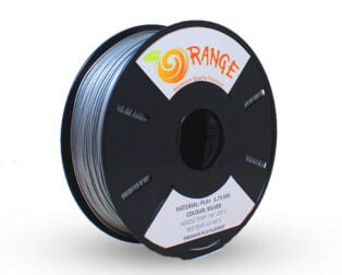 Orange PLA+ 1.75mm 3D Printing Filament 1kg-METALIC SILVER