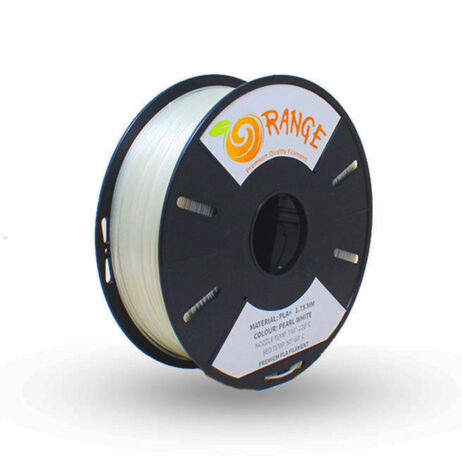 Orange Pla+ 1.75Mm 3D Printing Filament 1Kg-Pearl White