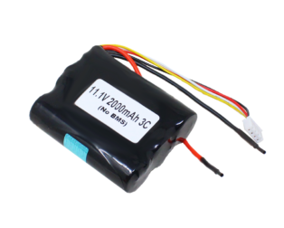 Orange ICR 18650 11.1V 2000mAh 3C 3S1P Li-Ion Battery Pack (No BMS)