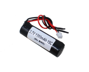 Orange ISR 18650 3.7V 1300mAh 15C 1S1P Li-Ion Battery Pack (No BMS)
