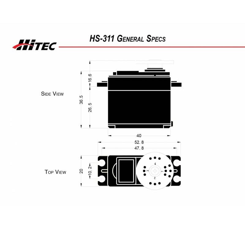 Hitec Hs-311 Standard Economy Servo
