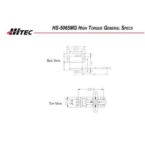 Hitec Hs-5065Mg High Torque Metal Gear Feather Servo