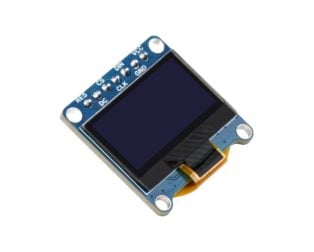 Waveshare 0.96inch OLED Display Module, 128×64 Resolution, SPI I2C Communication version C (upper yellow & lower blue)