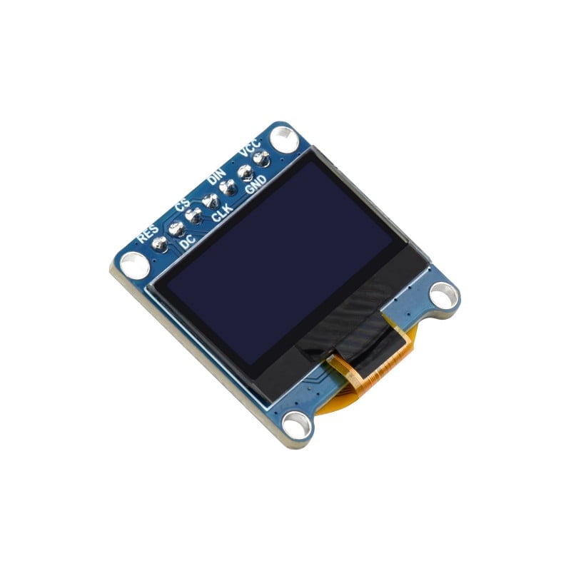 Waveshare 0.96Inch Oled Display Module, 128×64 Resolution, Spi I2C Communication Version C (Upper Yellow &Amp; Lower Blue)