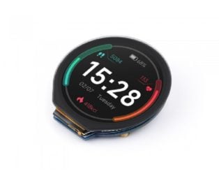 Waveshare 1.28inch Round LCD Display Module with Touch panel, 240×240 Resolution, IPS, SPI And I2C Communication