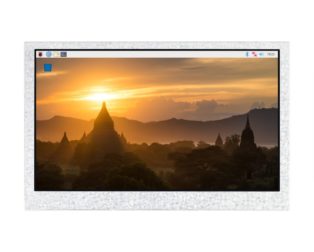 Waveshare 4.3inch DSI Display, 800 × 480, IPS, Thin and Light Design, Touch display