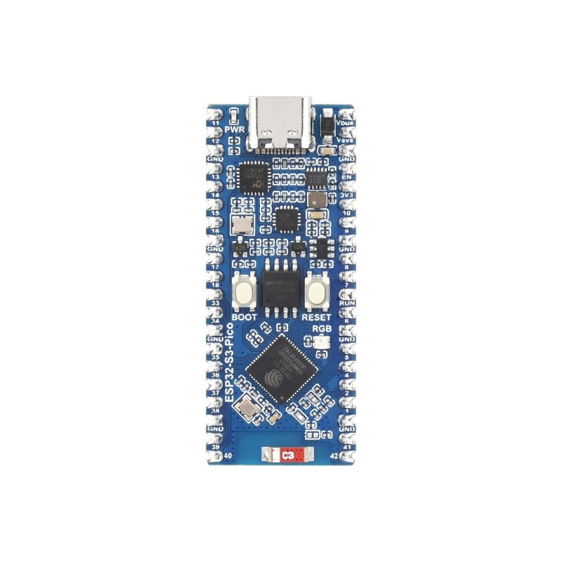 Waveshare Waveshare Esp32 S3 Microcontroller 2.4 Ghz Wi Fi Development Board Dual Core Processor With Frequency Up To 240 Mhz With Pin Header 3