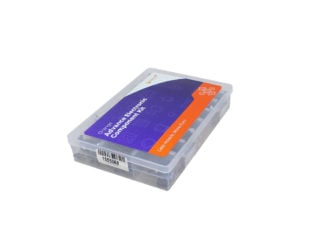 Orange 500PCS 0.1uf-1000uf Plug-in Electrolytic Capacitor Kit