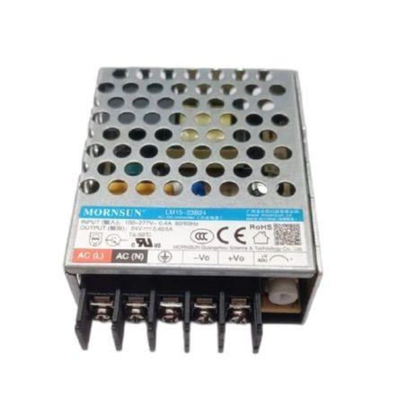 Mornsun Lm15-23B24 - 24V/0.625A - 15W Ac/Dc Enclosed Single Output Smps
