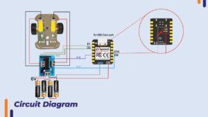circuit diagram of bluetooth controlled robot
