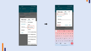 How to send commands from nRF connect app to the BLE sense board.