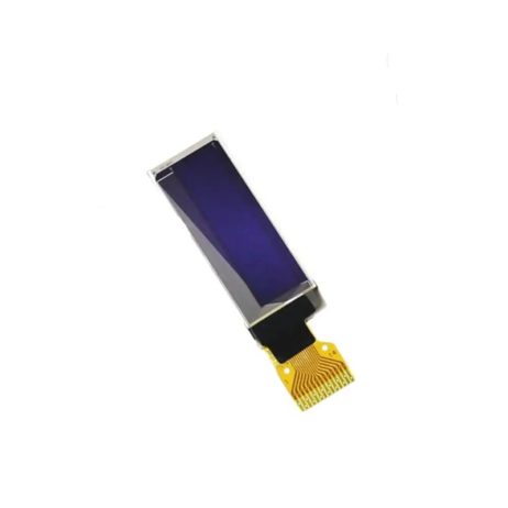 0.91 Inch Monochrome Oled Display Panel (Blue) 14Pin