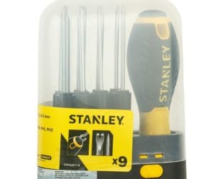  Stanley 9-Way Screwdriver Set