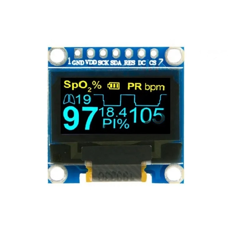 0.96 Inch Yellow and Blue OLED Display Module