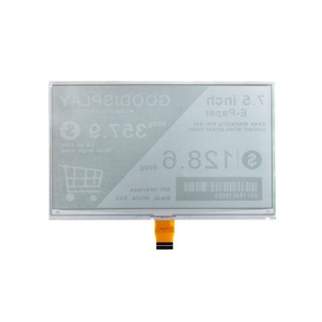 7.5 Inch Black And White E-Paper Display