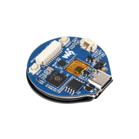 Waveshare Waveshare Rp2040 Microcontroller Development Board With 1.28Inch Round Touch Lcd Compact Size Accelerometer And Gyroscope Sensor 5