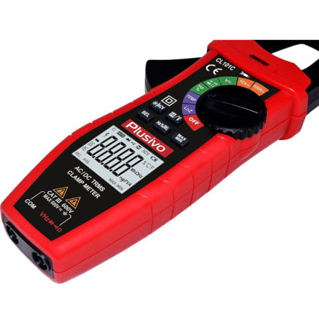 Plusivo Acdc Current Digital Clamp Meter T Rms 6000 Counts 6