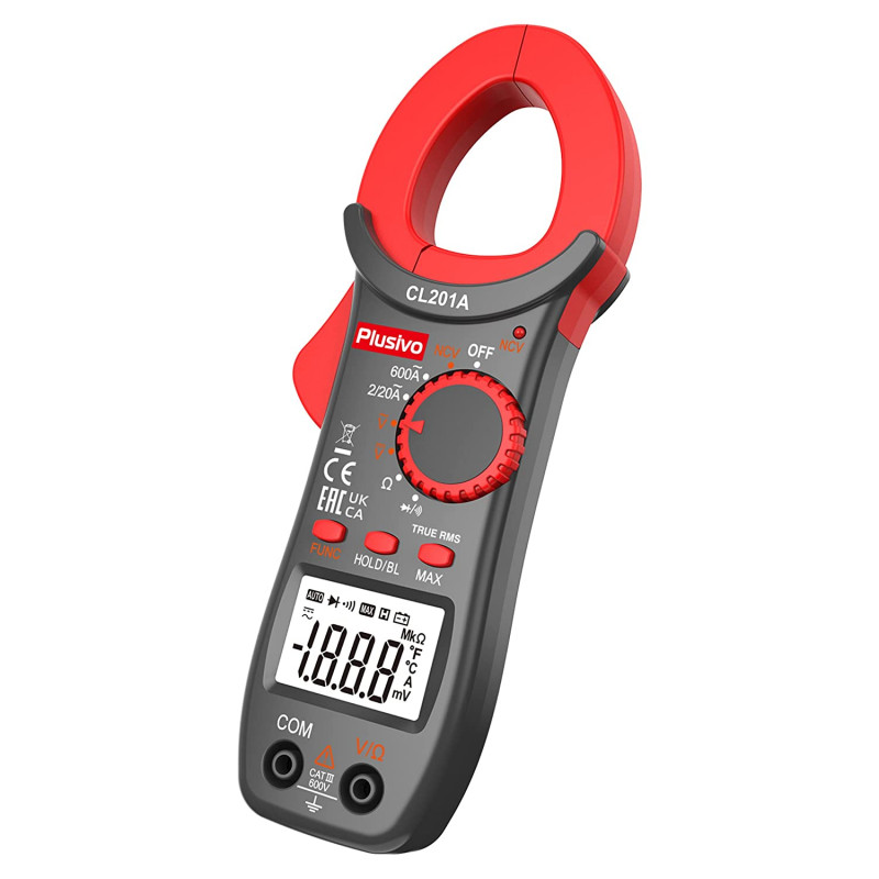 Plusivo Plusivo Cl201 A Digital Clamp Meter T Rms 1999 Counts 2